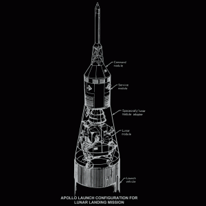 Apollo Saturn V Rocket Cutaway