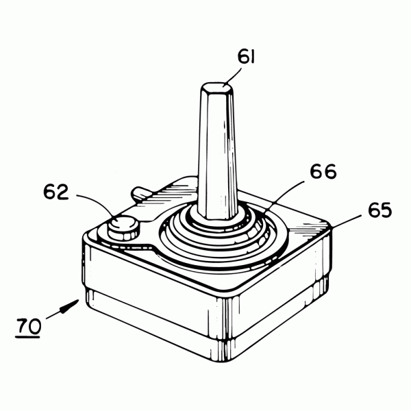 Vintage Video Game Controller Diagram