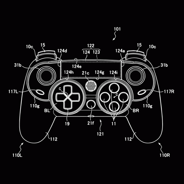 Vintage Video Game Controller Diagram