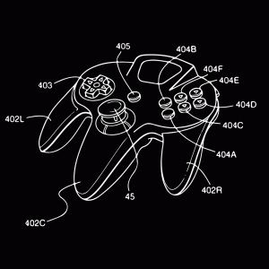 Vintage Video Game Controller Diagram