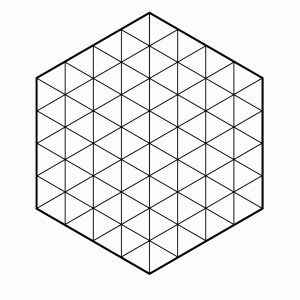 Geometric Hexagon T-Shirt Design