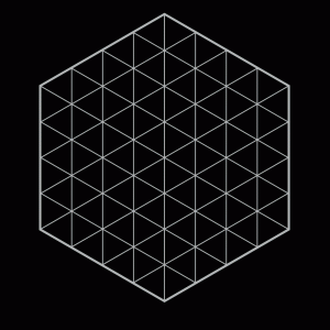 Geometric Hexagon T-Shirt Design