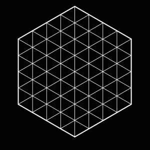 Geometric Hexagon T-Shirt Design