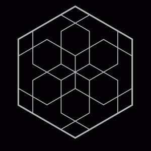 Geometric Hexagon T-Shirt Design