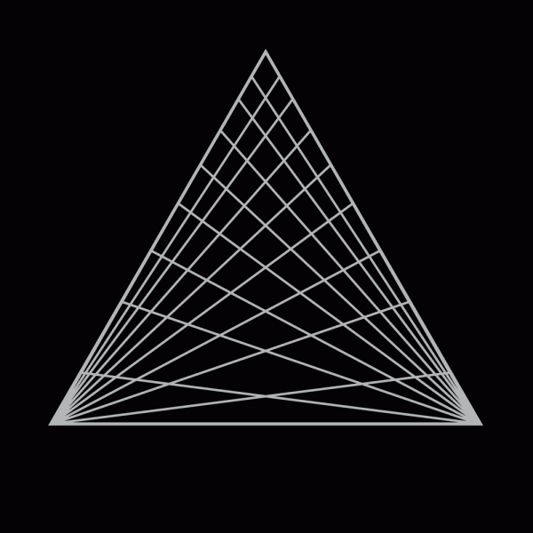 Geometric Triangle T-Shirt Design