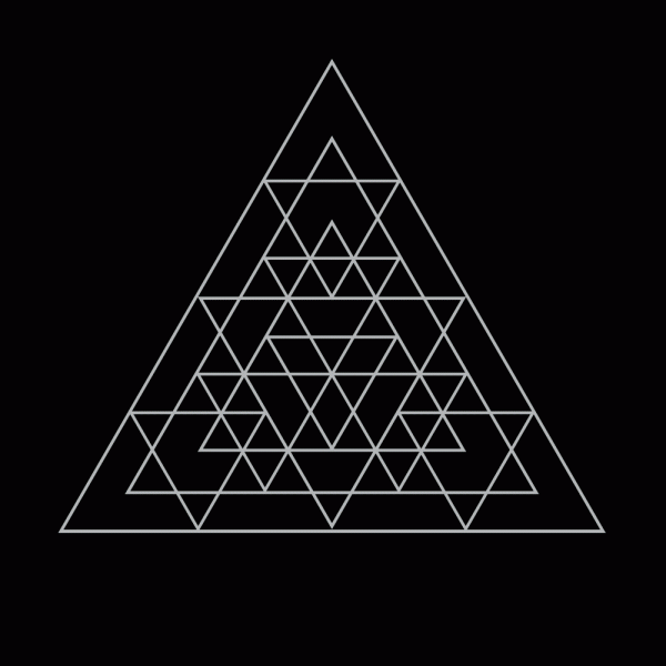 Geometric Triangle T-Shirt Design