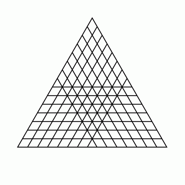Geometric Triangle T-Shirt Design