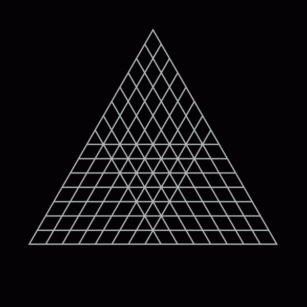 Geometric Triangle T-Shirt Design