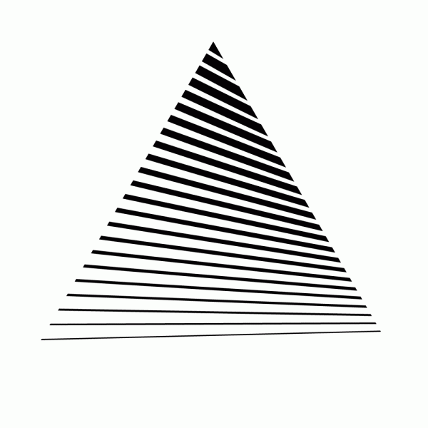 Geometric Triangle T-Shirt Design