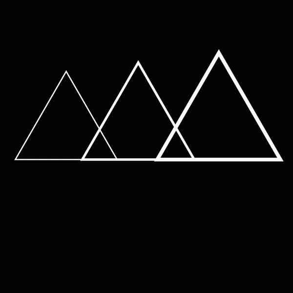 Geometric Triangle T-Shirt Design