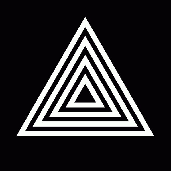 Geometric Triangle T-Shirt Design