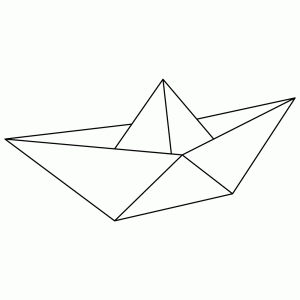 Origami T-Shirt Graphic