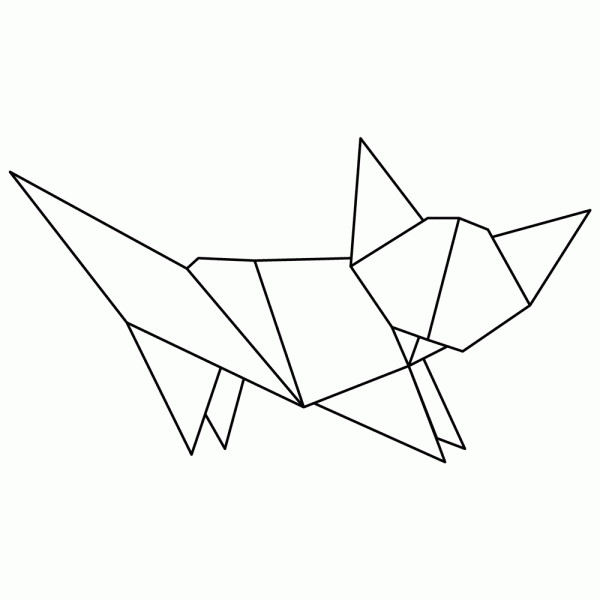 Origami T-Shirt Graphic