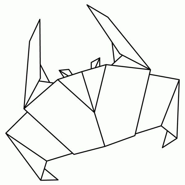 Origami T-Shirt Graphic