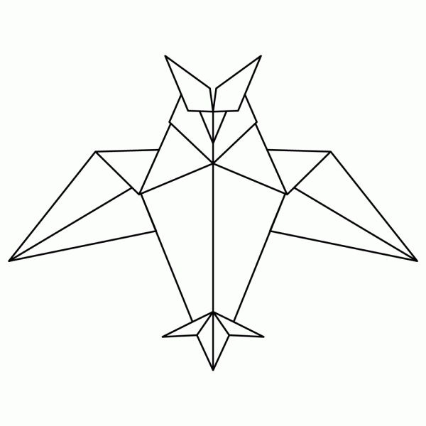 Origami T-Shirt Graphic