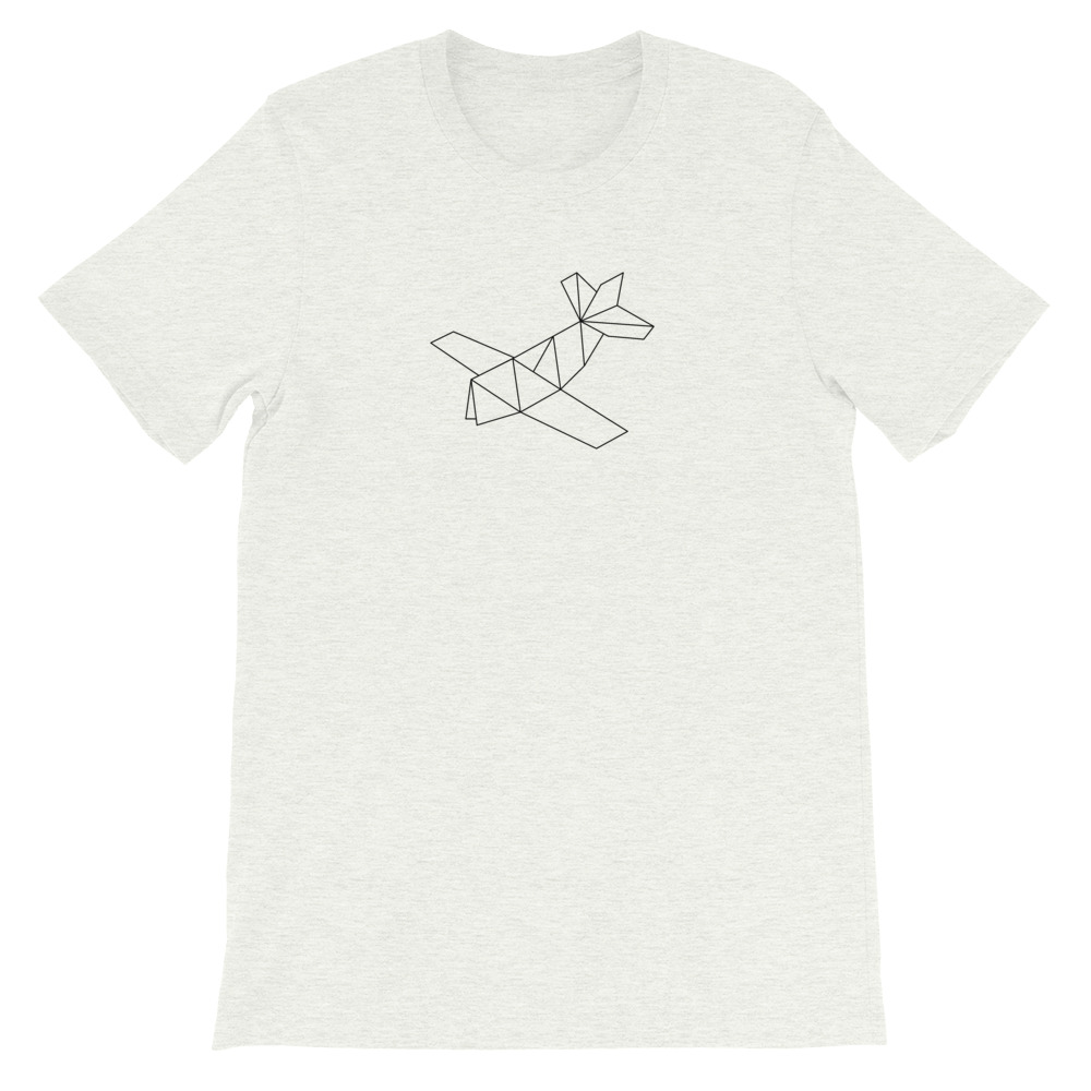 Prop Plane — Black Origami — Short-Sleeve Unisex T-Shirt - Image 14