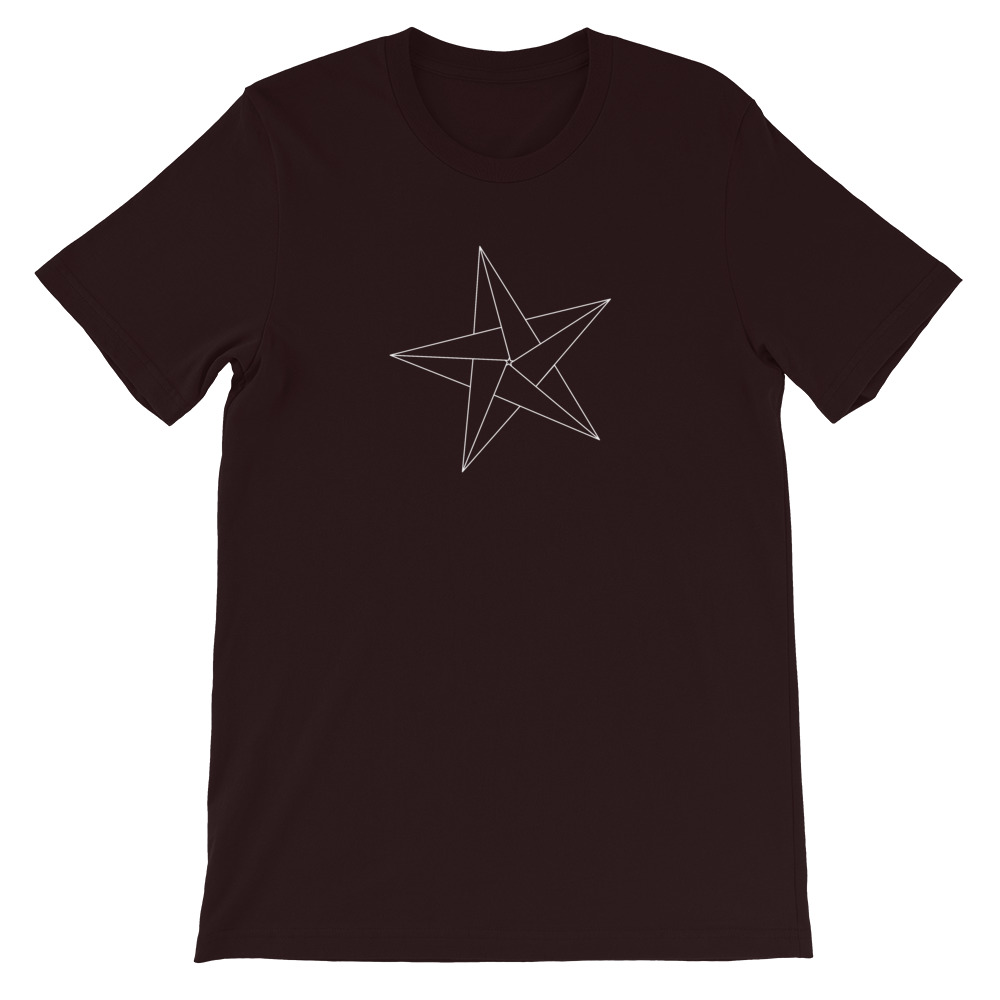 Star — White Origami — Short-Sleeve Unisex T-Shirt - Image 16