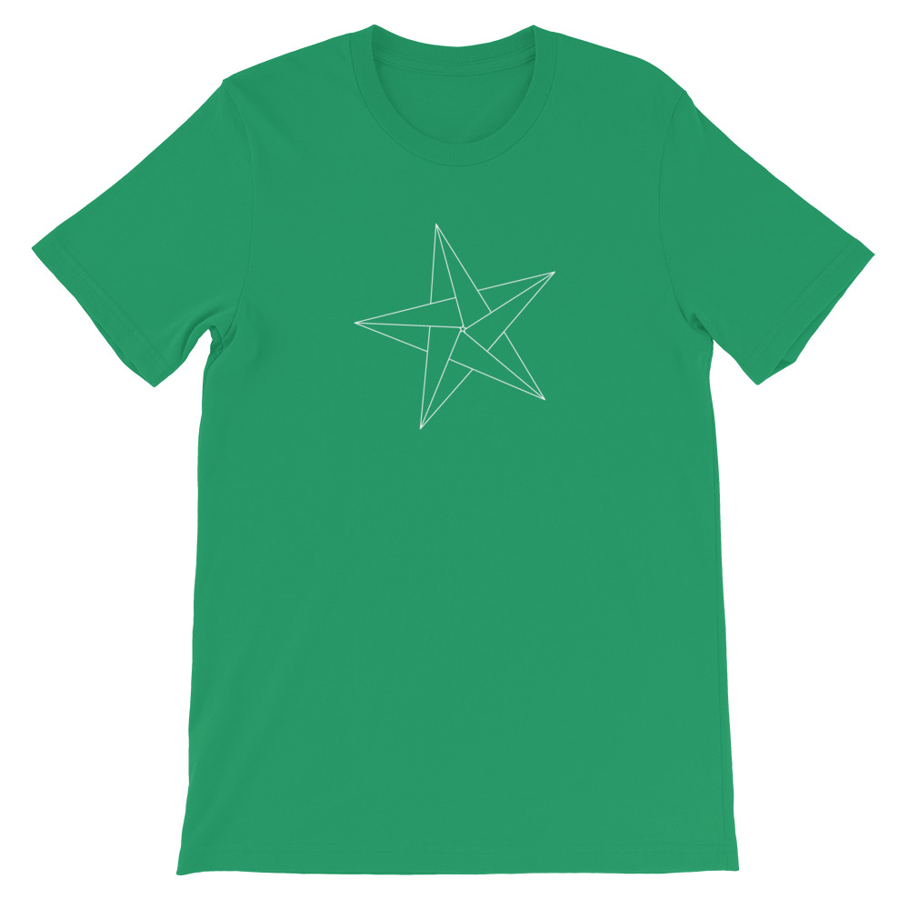Star — White Origami — Short-Sleeve Unisex T-Shirt - Image 18