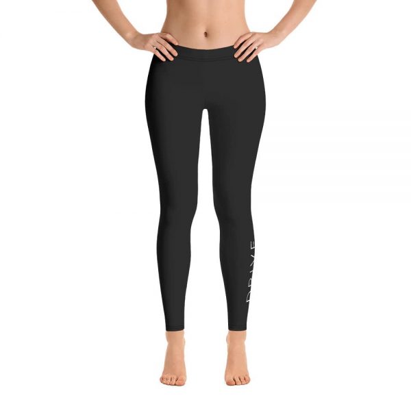 Legging Motivational Mockup Drive White Front