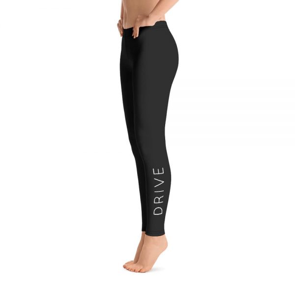 Legging Motivational Mockup Drive White Side