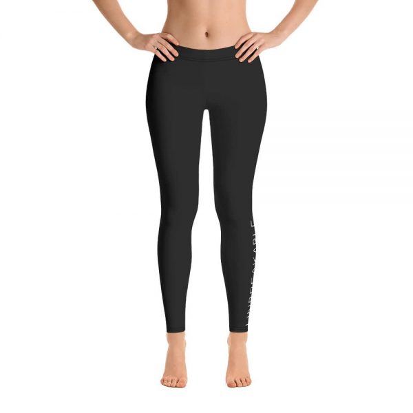 Legging Motivational Mockup Unbreakable White Front 1